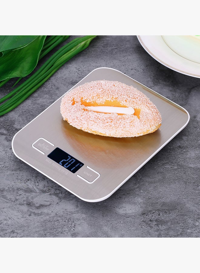 Everrich Electric Kitchen Scale Silver - Image 4